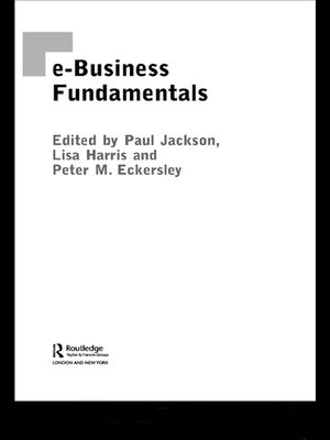 cover image of e-Business Fundamentals
